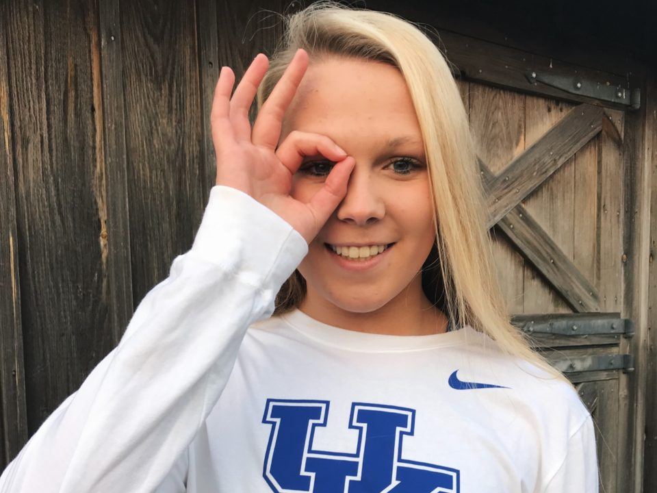 NCAP Breaststroker Sofie Davis Verbally Commits to Kentucky for 2020