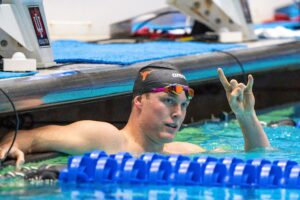Luke Hobson’s NCAA Record-Breaking 200 Freestyles Showed Opposite & Unprecedented Splitting