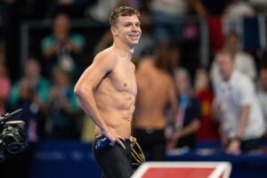 Leon Marchand volvió a su nivel: mejor tiempo del año en 400 combinados